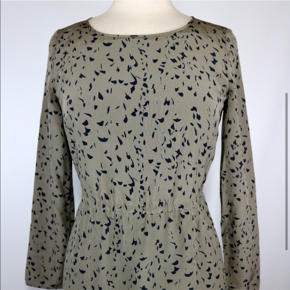 Madewell Broadway & Brooke Silk Gatehouse Dress Sz 4 - Picture 13 of 13